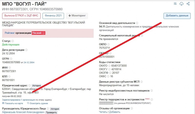 МПО «Вогульский пайщик» — отзывы о проекте vogul-pay.com