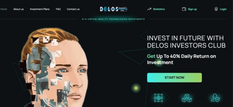 Хайп Delos Investors Club (Делос Клуб, delosinvestors.club)
