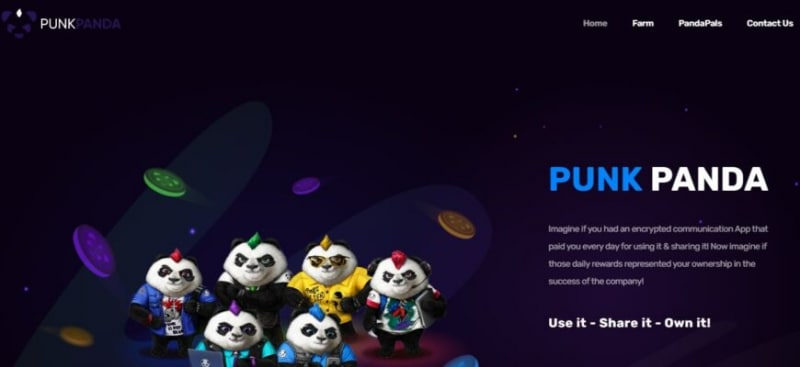 Проект Punk Panda (Панк Панда, punkpanda.io)