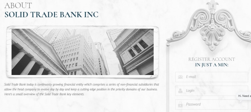 Solid Trade Bank (Солид Трейд Банк, solidtradebank.com)