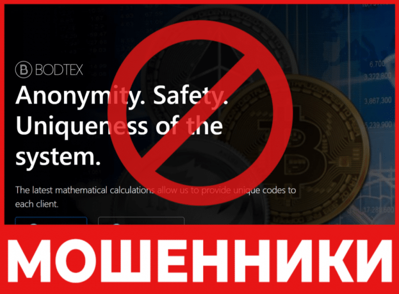 Брокер-мошенник  Bodtex — обзор, отзывы, схема обмана