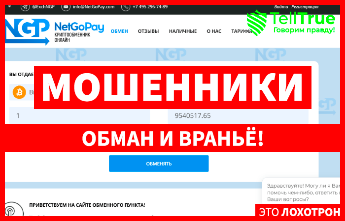 NetGoPay.com (netgopay.com) как обманывают простых людей?