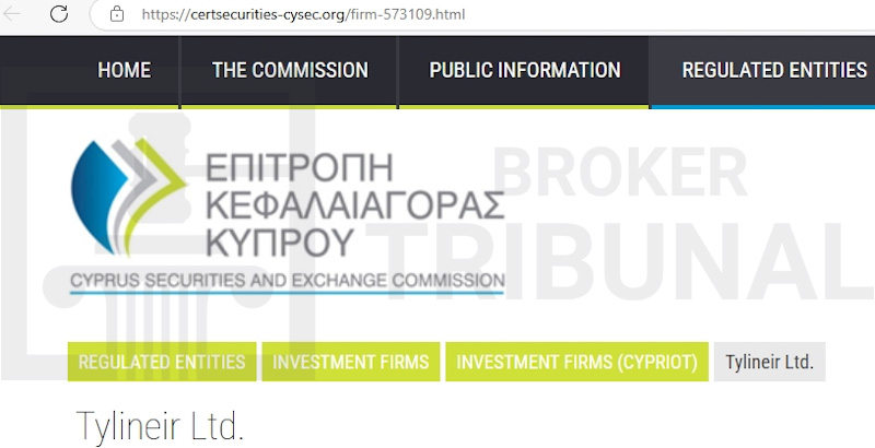 Tylineir — клонированный лжеброкер, плетущий мошеннические сети