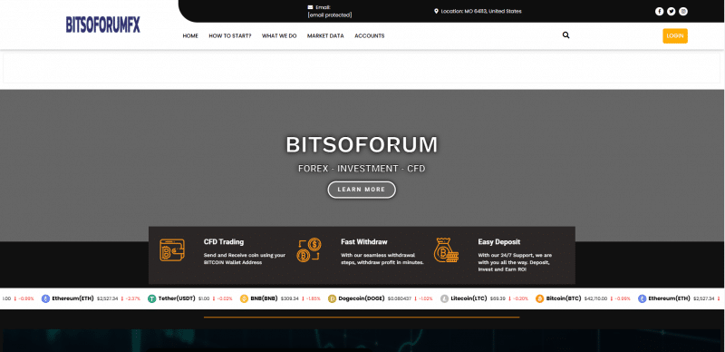 Bitsoforumfx отзывы. Псевдоброкер?