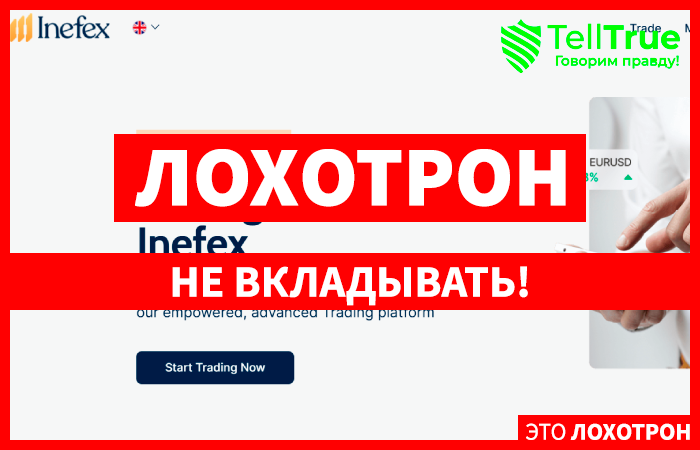 INEFEX.ORG (inefex.org) лжеброкер! Отзыв Telltrue